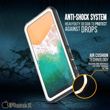 Cargar imagen en el visor de la galería, iPhone X Case, PUNKCase [CRYSTAL SERIES] Cover W/ Attached Screen Protector [WHITE] (Color in image: Light Green)
