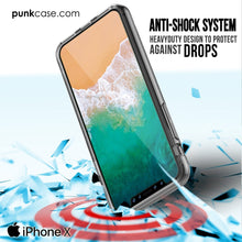 Cargar imagen en el visor de la galería, iPhone X Case, PUNKcase [LUCID 2.0 Series] [Slim Fit] Armor Cover W/Integrated Anti-Shock System &amp; Tempered Glass PUNKSHIELD Screen Protector [Clear] (Color in image: Crystal Pink)
