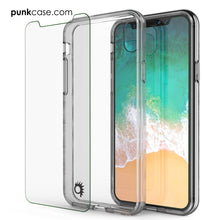Cargar imagen en el visor de la galería, iPhone X Case, PUNKcase [LUCID 2.0 Series] [Slim Fit] Armor Cover W/Integrated Anti-Shock System &amp; Tempered Glass PUNKSHIELD Screen Protector [Clear] (Color in image: White)
