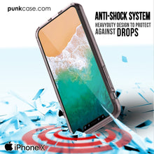 Cargar imagen en el visor de la galería, iPhone X Case, PUNKcase [LUCID 2.0 Series] [Slim Fit] Armor Cover W/Integrated Anti-Shock System &amp; Tempered Glass Screen Protector [Crystal Pink] (Color in image: Purple)
