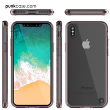 Cargar imagen en el visor de la galería, iPhone X Case, PUNKcase [LUCID 2.0 Series] [Slim Fit] Armor Cover W/Integrated Anti-Shock System &amp; Tempered Glass Screen Protector [Crystal Pink] (Color in image: Teal)
