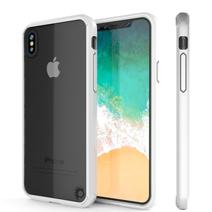 iPhone XS Max Case, PUNKcase [Lucid 2.0 Series] [Slim Fit] Armor Cover [White] (Color in image: White)