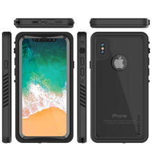 Load image into Gallery viewer, iPhone XS Max Waterproof Case, Punkcase [Extreme Series] Armor Cover W/ Built In Screen Protector [Black] (Color in image: Light Blue)
