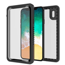 Load image into Gallery viewer, iPhone XS Max Waterproof Case, Punkcase [Extreme Series] Armor Cover W/ Built In Screen Protector [Black] (Color in image: Pink)
