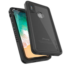 Load image into Gallery viewer, iPhone XS Max Waterproof Case, Punkcase [Extreme Series] Armor Cover W/ Built In Screen Protector [Black] (Color in image: Light Green)
