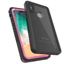 Load image into Gallery viewer, iPhone XS Max Waterproof Case, Punkcase [Extreme Series] Armor Cover W/ Built In Screen Protector [Pink] (Color in image: Purple)
