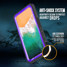 Load image into Gallery viewer, iPhone XS Max Waterproof Case, Punkcase [Extreme Series] Armor Cover W/ Built In Screen Protector [Purple] (Color in image: Light Blue)
