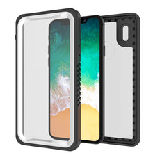 Cargar imagen en el visor de la galería, iPhone XS Max Waterproof Case, Punkcase [Extreme Series] Armor Cover W/ Built In Screen Protector [White] (Color in image: Purple)
