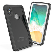 Cargar imagen en el visor de la galería, iPhone XS Max Waterproof Case, Punkcase [Extreme Series] Armor Cover W/ Built In Screen Protector [White] (Color in image: Teal)
