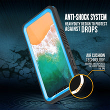 Cargar imagen en el visor de la galería, iPhone XS Max Waterproof Case, Punkcase [Extreme Series] Armor Cover W/ Built In Screen Protector [Light Blue] (Color in image: Pink)
