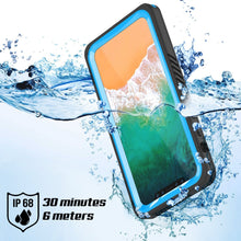 Cargar imagen en el visor de la galería, iPhone XS Max Waterproof Case, Punkcase [Extreme Series] Armor Cover W/ Built In Screen Protector [Light Blue] (Color in image: Light Green)
