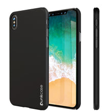 Cargar imagen en el visor de la galería, iPhone X Case, Punkcase [Solid Series] Ultra Thin Cover [shockproof] [dirtproof] for Apple iPhone 10 [Black] (Color in image: Black)

