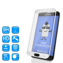 Load image into Gallery viewer, Galaxy S7 White Screen Protector, Punkcase Glass SHIELD Tempered Glass Protector 0.33mm Thick 9H (Color in image: Gold)

