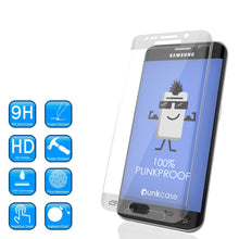 Load image into Gallery viewer, Galaxy S7 Clear Screen Protector, Punkcase Glass SHIELD Tempered Glass Protector 0.33mm Thick 9H (Color in image: White)
