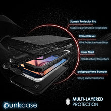 Load image into Gallery viewer, Galaxy S6 Waterproof Case PunkCase StudStar Black Thin 6.6ft Underwater IP68 Shock/Dirt/Snow Proof (Color in image: white)
