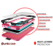 Cargar imagen en el visor de la galería, iPhone 6s/6 Waterproof Case, PunkCase StudStar Pink w/ Attached Screen Protector | Lifetime Warranty (Color in image: black)
