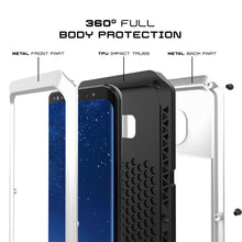Cargar imagen en el visor de la galería, 360° FULL BODY PROTECTION METAL FRONT PART TPU IMPACT TRUSS METAL BACK PART (Color in image: silver)
