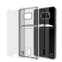 Load image into Gallery viewer, Galaxy S7 EDGE Case, PUNKCASE® LUCID Silver Series | Card Slot | SHIELD Screen Protector | Ultra fit (Color in image: Gold)
