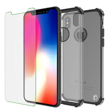 Cargar imagen en el visor de la galería, iPhone X Case, Punkcase [BLAZE SERIES] Protective Cover W/ PunkShield Screen Protector [Shockproof] [Slim Fit] for Apple iPhone 10 [Black] (Color in image: Red)
