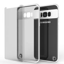 Cargar imagen en el visor de la galería, Galaxy S8 Plus Case, Punkcase [MASK Series] [WHITE] Full Body Hybrid Dual Layer TPU Cover W/ Protective PUNKSHIELD Screen Protector (Color in image: black)
