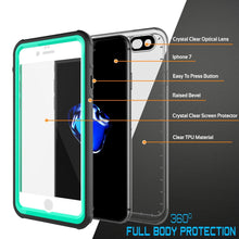 Load image into Gallery viewer, Apple iPhone SE (4.7&quot;) Waterproof Case, PUNKcase CRYSTAL Teal W/ Attached Screen Protector  | Warranty (Color in image: Pink)
