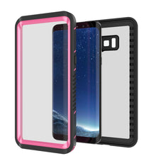 Cargar imagen en el visor de la galería, Galaxy S8 PLUS Waterproof Case, Punkcase [Extreme Series] [Slim Fit] [IP68 Certified] [Shockproof] [Snowproof] [Dirproof] Armor Cover W/ Built In Screen Protector for Samsung Galaxy S8+ [Pink] (Color in image: Black)
