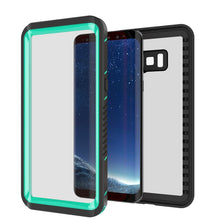 Cargar imagen en el visor de la galería, Galaxy S8 PLUS Waterproof Case, Punkcase [Extreme Series] [Slim Fit] [IP68 Certified] [Shockproof] [Snowproof] [Dirproof] Armor Cover W/ Built In Screen Protector for Samsung Galaxy S8+ [Teal] (Color in image: Light blue)

