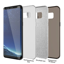 Load image into Gallery viewer, Galaxy S8 Case, Punkcase Galactic 2.0 Series Ultra Slim Protective Armor TPU Cover w/ PunkShield Screen Protector | Lifetime Exchange Warranty | Designed for Samsung Galaxy S8 [Black/grey] (Color in image: pink)
