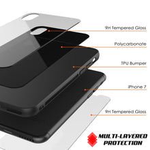 Load image into Gallery viewer, iPhone X Case, Punkcase GlassShield Ultra Thin Protective 9H Full Body Tempered Glass Cover W/ Drop Protection &amp; Non Slip Grip for Apple iPhone 10 [Black] (Color in image: White)
