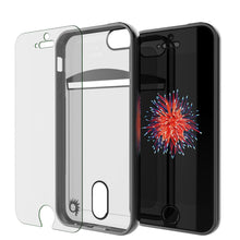 Load image into Gallery viewer, iPhone SE/5S/5 Case, PUNKCASE® LUCID Black Series | Card Slot | SHIELD Screen Protector | Ultra fit (Color in image: Balck)
