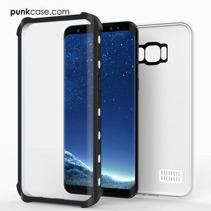 Galaxy S8 Plus Waterproof Case, Punkcase KickStud White Series [Slim Fit] [IP68 Certified] [Shockproof] [Snowproof] Armor Cover. (Color in image: Red)