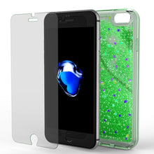 Load image into Gallery viewer, iPhone 7 Case, PunkCase LIQUID Green Series, Protective Dual Layer Floating Glitter Cover (Color in image: pink)
