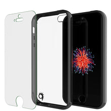 Cargar imagen en el visor de la galería, iPhone SE/5S/5 Case Punkcase® LUCID 2.0 Black Series w/ PUNK SHIELD Screen Protector | Ultra Fit (Color in image: clear)
