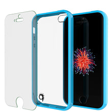 Cargar imagen en el visor de la galería, iPhone SE/5S/5 Case Punkcase® LUCID 2.0 Light Blue Series w/ PUNK SHIELD Screen Protector | Ultra Fit (Color in image: clear)
