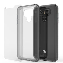 Cargar imagen en el visor de la galería, LG G6 Case Punkcase® LUCID 2.0 Crystal Black Series w/ PUNK SHIELD Screen Protector | Ultra Fit (Color in image: black)
