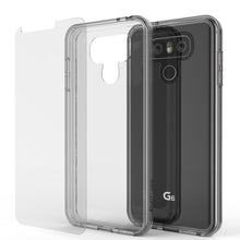 Cargar imagen en el visor de la galería, LG G6 Case Punkcase® LUCID 2.0 Clear Series w/ PUNK SHIELD Screen Protector | Ultra Fit (Color in image: black)
