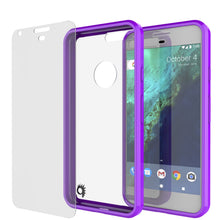 Load image into Gallery viewer, Google Pixel Case Punkcase® LUCID 2.0 Purple Series w/ PUNK SHIELD Glass Screen Protector | Ultra Fit (Color in image: clear)
