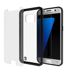 Load image into Gallery viewer, S7 Case Punkcase® LUCID 2.0 Black Series w/ PUNK SHIELD Glass Screen Protector | Ultra Fit (Color in image: clear)
