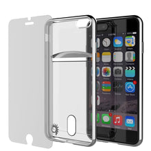 Load image into Gallery viewer, iPhone SE (4.7&quot;) Case, PUNKCASE® LUCID Silver Series | Card Slot | SHIELD Screen Protector | Ultra fit (Color in image: Gold)
