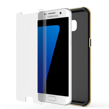 Load image into Gallery viewer, Galaxy S7 Edge Case, PunkCase STEALTH GOLD Series Hybrid 3-Piece Shockproof Dual Layer Cover (Color in image: Silver)
