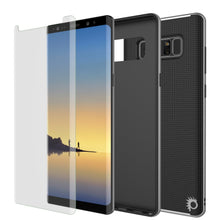 Load image into Gallery viewer, Galaxy Note 8 Case, PunkCase [Stealth Series] Hybrid 3-Piece Shockproof Dual Layer Cover [Non-Slip] [Soft TPU + PC Bumper] with PUNKSHIELD Screen Protector for Samsung Note 8 [Silver] (Color in image: Teal)

