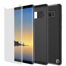 Load image into Gallery viewer, Galaxy Note 8 Case, PunkCase [Stealth Series] Hybrid 3-Piece Shockproof Dual Layer Cover [Non-Slip] [Soft TPU + PC Bumper] with PUNKSHIELD Screen Protector for Samsung Note 8 [Grey] (Color in image: Teal)

