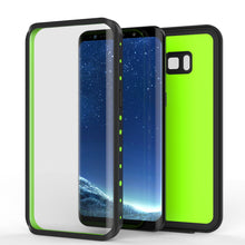 Cargar imagen en el visor de la galería, Galaxy S8 Waterproof Case PunkCase StudStar Light Green Thin 6.6ft Underwater IP68 ShockProof (Color in image: white)
