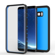 Cargar imagen en el visor de la galería, Galaxy S8 Waterproof Case PunkCase StudStar Light Blue Thin 6.6ft Underwater IP68 ShockProof (Color in image: white)
