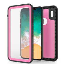 Cargar imagen en el visor de la galería, iPhone X Waterproof IP68 Case, Punkcase [Pink] [StudStar Series] [Slim Fit] [Dirtproof] (Color in image: red)
