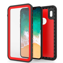Cargar imagen en el visor de la galería, iPhone X Waterproof IP68 Case, Punkcase [Red] [StudStar Series] [Slim Fit] [Dirtproof] (Color in image: light green)
