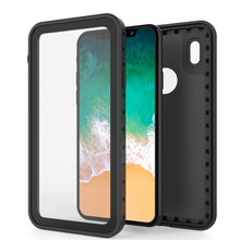 Cargar imagen en el visor de la galería, iPhone X Waterproof IP68 Case, Punkcase [Black] [StudStar Series] [Slim Fit] [Dirtproof] (Color in image: teal)
