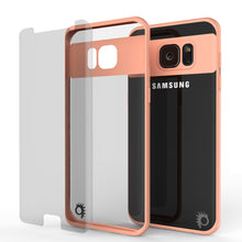 Load image into Gallery viewer, Galaxy S7 Edge Case [MASK Series] [PINK] Full Body Hybrid Dual Layer TPU Cover W/ Protective PUNKSHIELD Screen Protector (Color in image: white)
