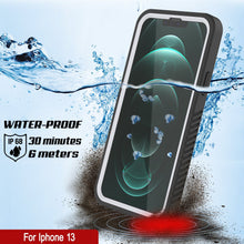 Load image into Gallery viewer, iPhone 13  Waterproof Case, Punkcase [Extreme Series] Armor Cover W/ Built In Screen Protector [White] (Color in image: Light Green)
