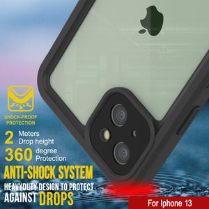 iPhone 13  Waterproof Case, Punkcase [Extreme Series] Armor Cover W/ Built In Screen Protector [Light Green] (Color in image: Light Blue)